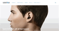 Desktop Screenshot of hantek.no
